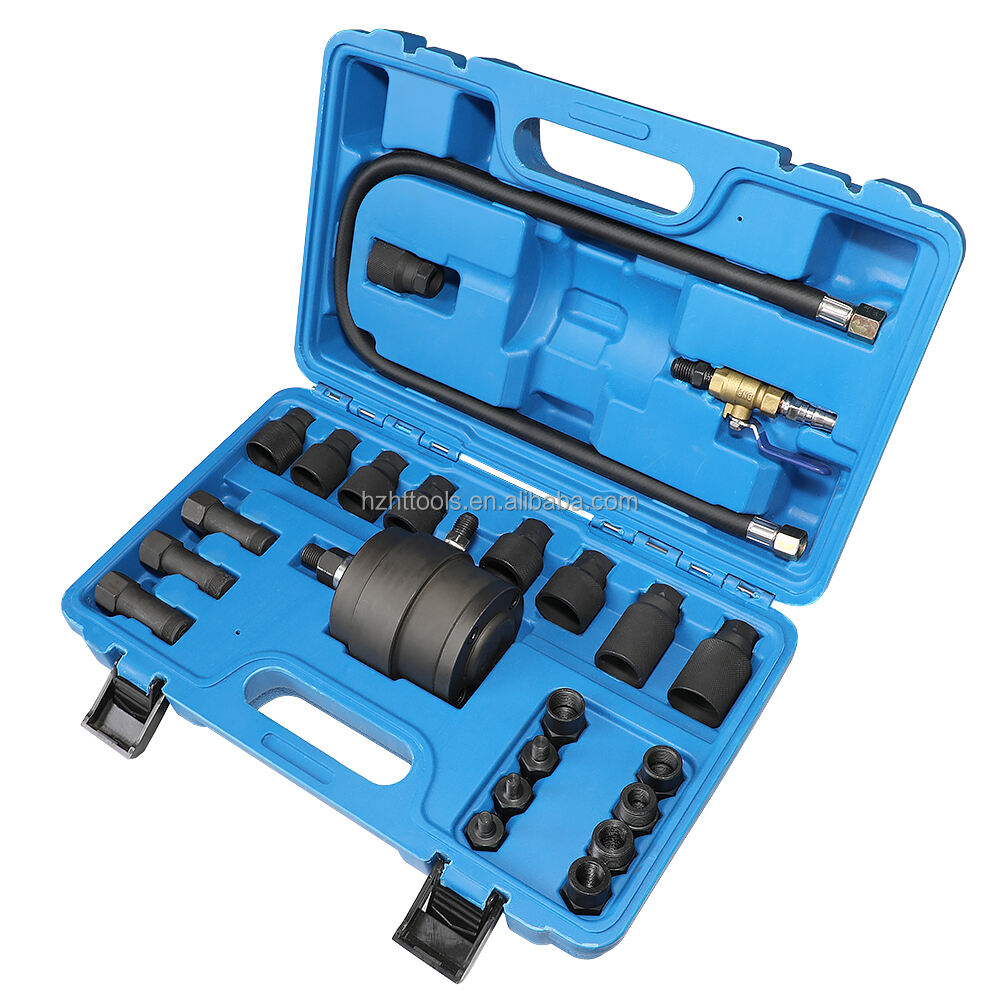 23 Pcs Pneumatic Fuel Injector Puller Removal Tool Diesel Injector Extractor Tool Vehicle Injector Remover Auto Tools Set supplier