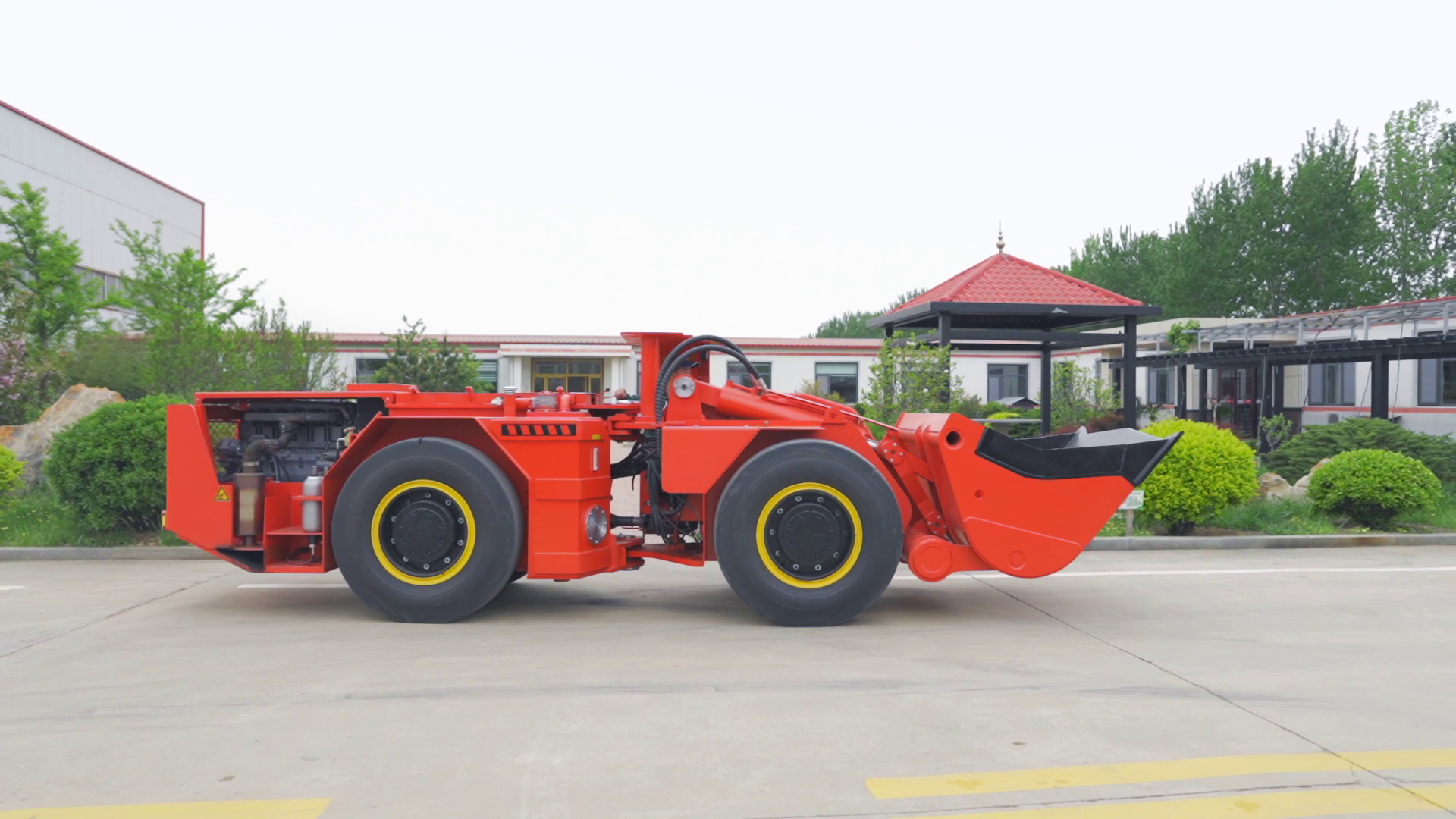 TC-200 underground mining articulated wheel loader factory