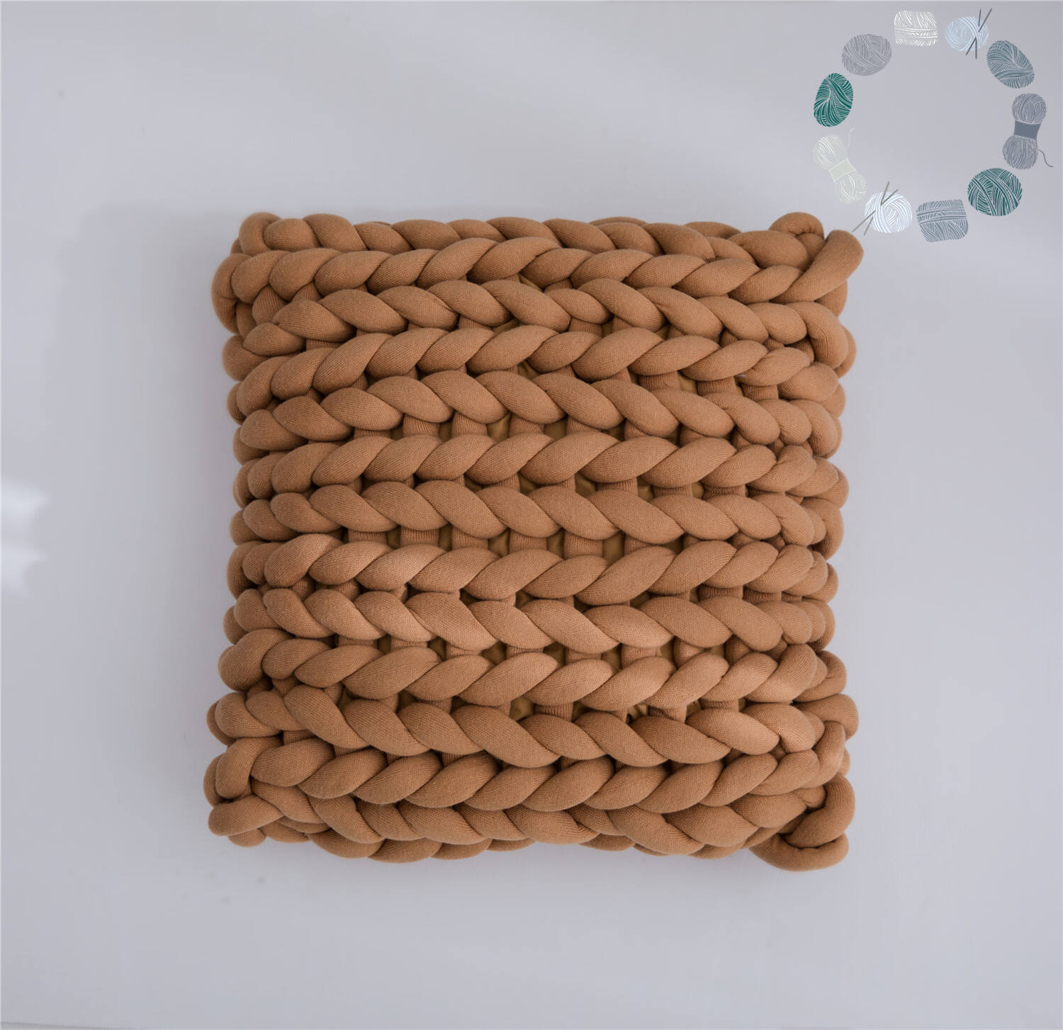 Trk Knot Pillow Case Polyester Chunky Simple Warm House Colorful New Style Soft supplier