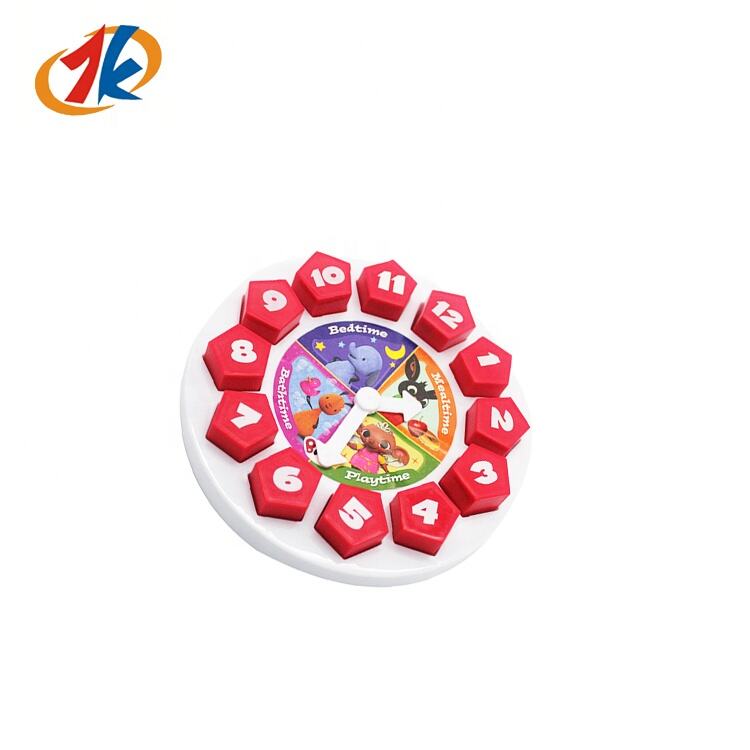 2024 new education game set promotion toys mathematics intelligence toy kids plastic clock toy details