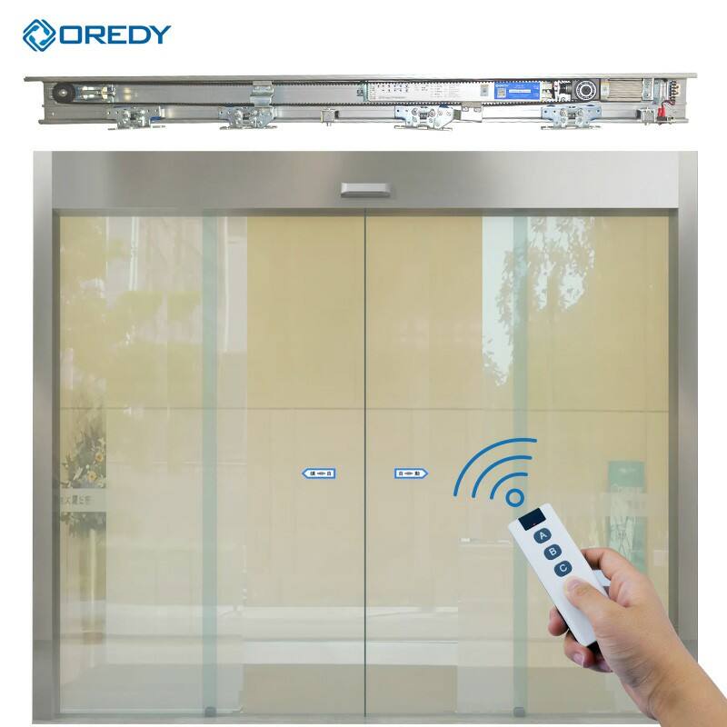 OREDY customizable commercial automatic sliding door image recognition sensor for commercial door manufacture