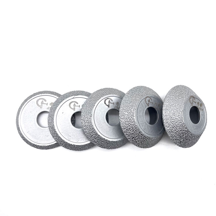 GuHua Best Selling Power Tool Accessories Hardware Tool Stone Vacuum Brazed Diamond Grinding Wheel Profile Wheel manufacture