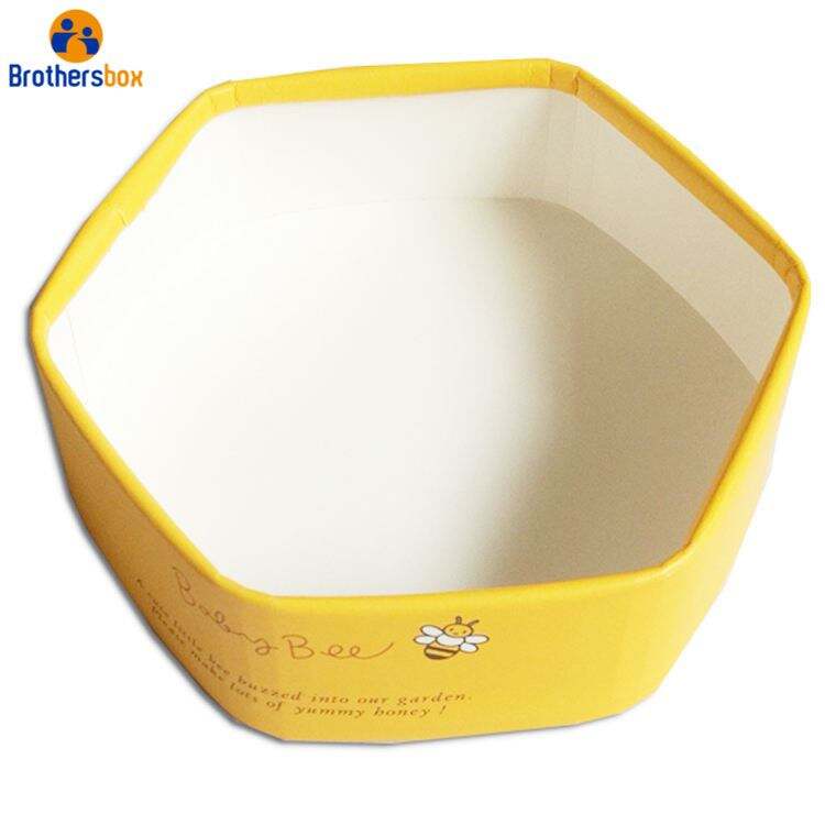 Luxury Hexagon Jewelry Box / Hexagon Storage Cardboard Box details