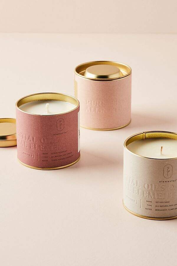 Wholesale custom 100ml 3oz luxury scented candles tins empty decorative round tin box for candle manufacture