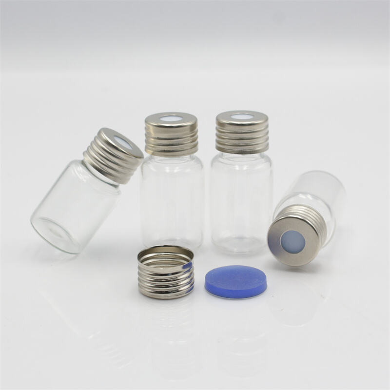 Glass Tubular Bottle Injection Vial With Rubber Stopper details