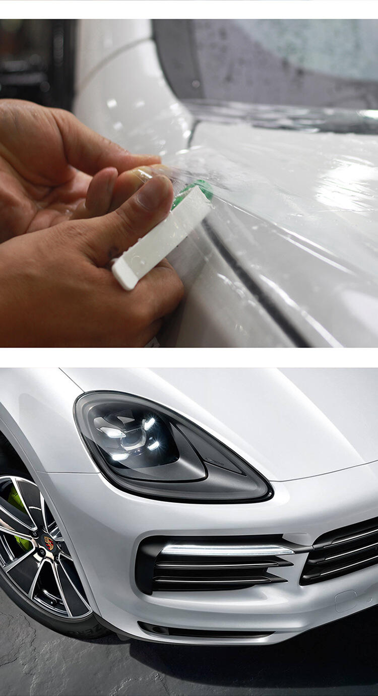 TPU Glossy Self Healing 6.8 mil Anti Scratch roll Hydrophobic paint protection Film PPF details