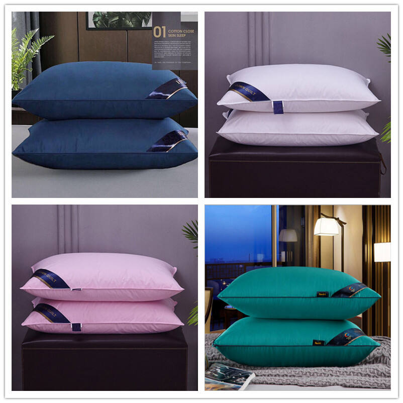 Hot sales hotel home pillow multi color wholesale custom stuffed shape plush soft pillows supplier