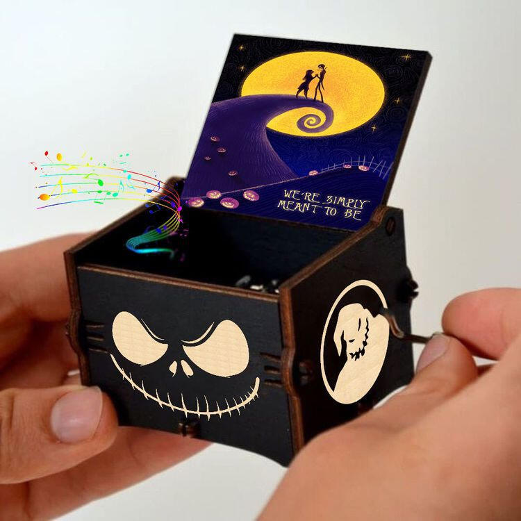 Halloween Vintage Hand Crank Musical Box factory