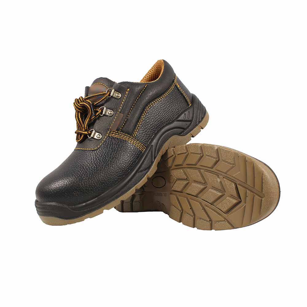 Breathable Lightweight Anti Slip PU Work Safety Steel Toe Shoes Footwear for Women Men details