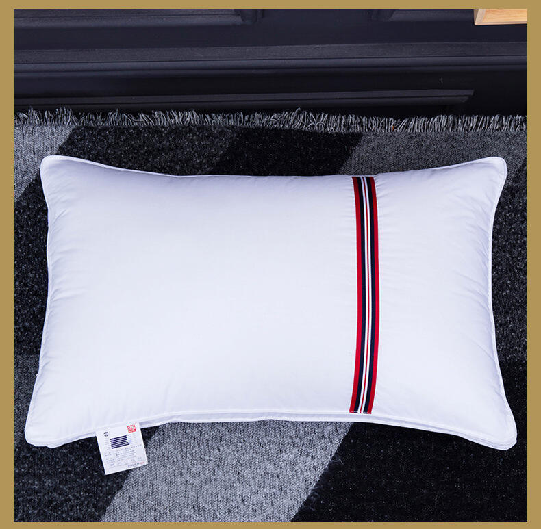 High Quality Hotel Home Polyester Hollowfiber Bed Sleeping cotton cover Pillow supplier