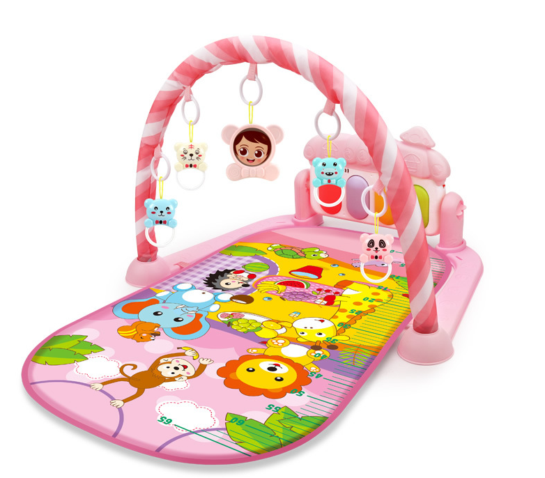 Baby Tummy Time Musical Playmat Music Baby Play Mat Lay and Kids Gym Play mat مصنع المرح للبيانو والأولاد والبنات