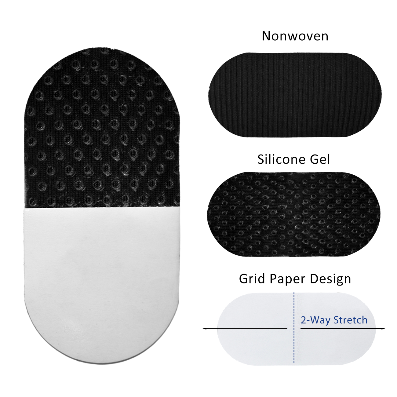 Anthrive 2024 New Arrival Good Stick Silicon Gel Improve Sleep Anti Snoring Bamboo Silk Breathing Strips Mouth Tape For Sleeping manufacture
