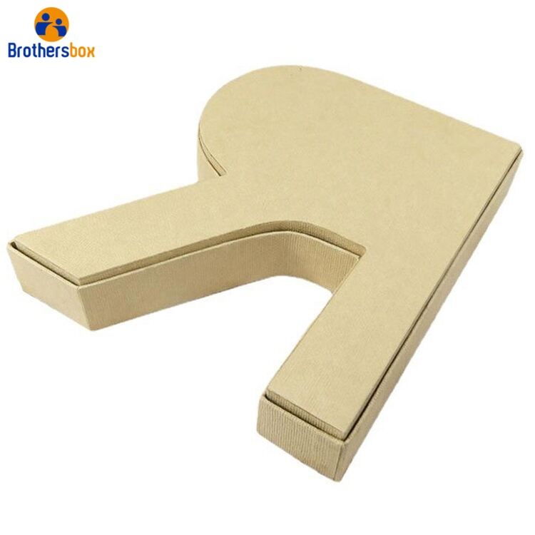 Creative Letter Printed Gift Box / Custom Unique Shape Gift Box supplier