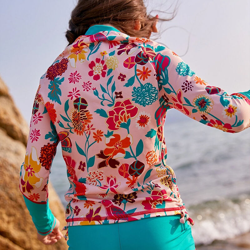 Floral Long Sleeve Tankini details