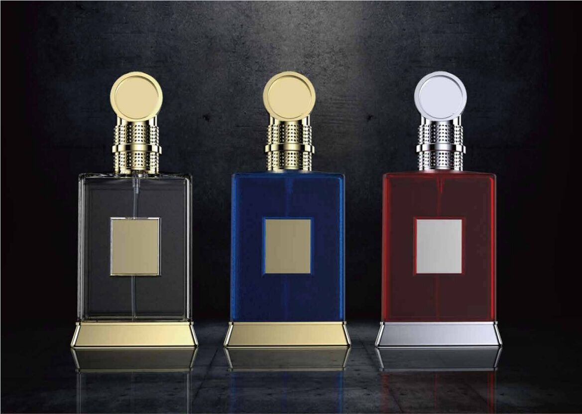 Perfume bottle  Screen Printing empty luxury with cap perfume bottle Customized 50ml Perfume Bottle factory