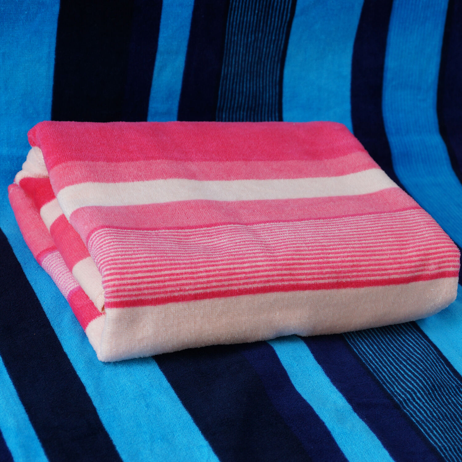 Wholesale 100% cotton beach towel Striped bath towel quick dry sport bath towel factory