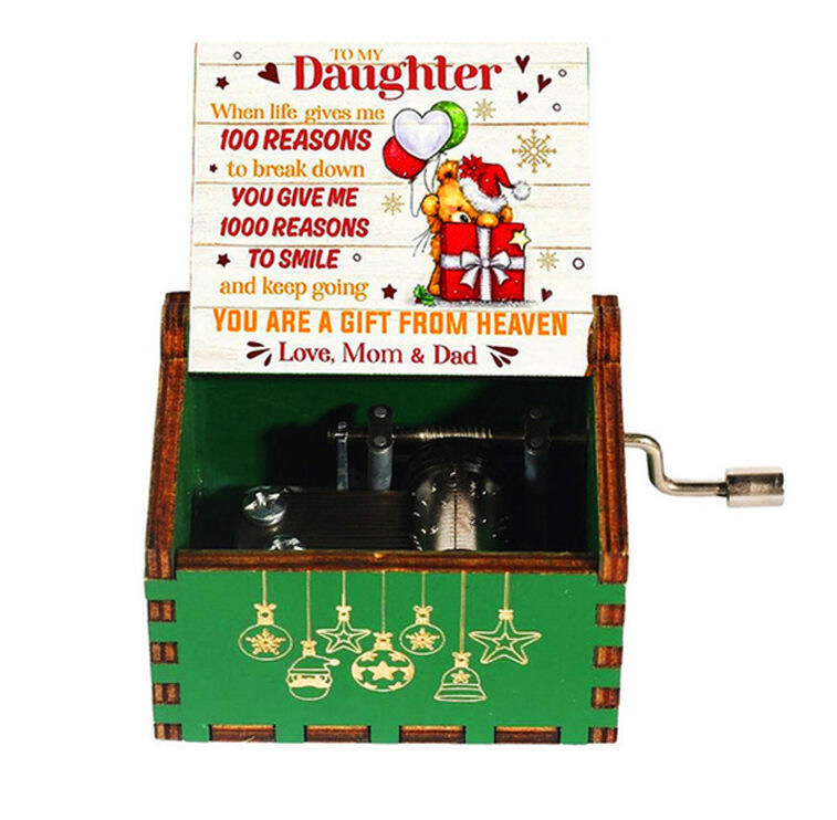 Christmas Vintage Hang Crank Music Box factory