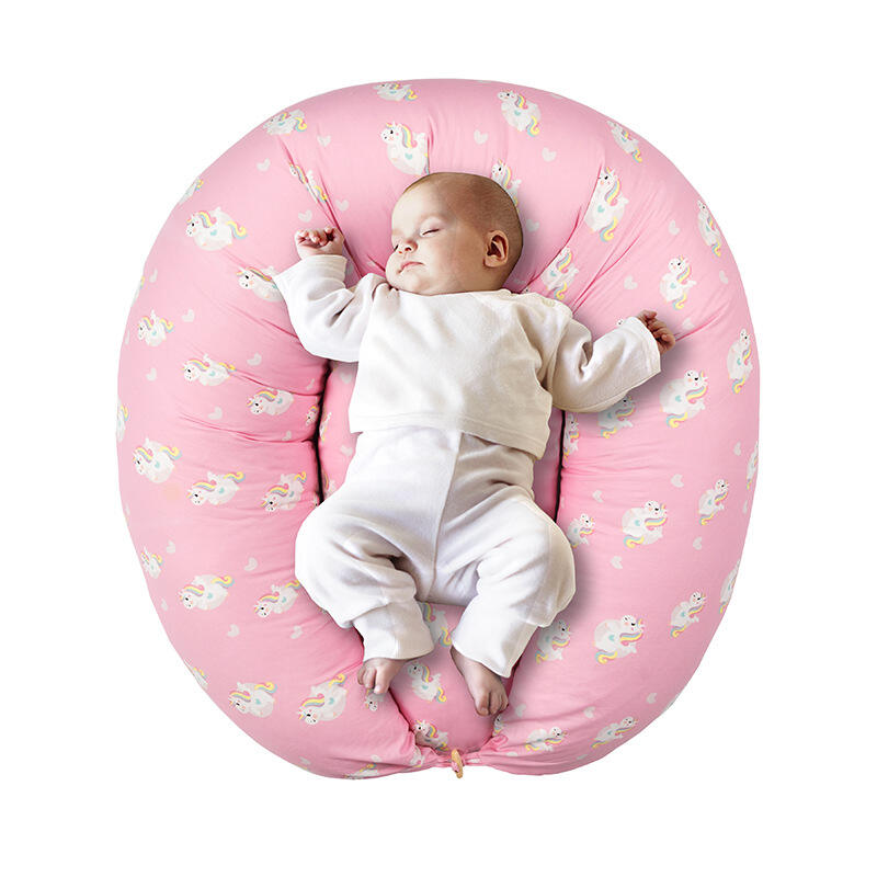 100% Cotton Pregnancy Pillow for Sleeping Maternity Breastfeeding Pillow Multifunctional Full Body Pillow factory