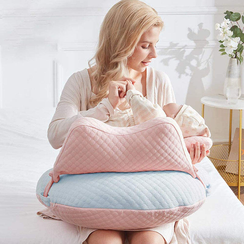 Multifunctional 100% cotton Eco-friendly Newborn backrests baby nursing pillow for Babies