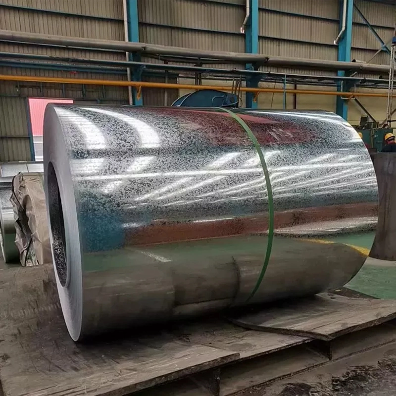 Dx51d Cold Rolled Galvanized Steel Coil For Roofing Sheet Plastic Covered factory