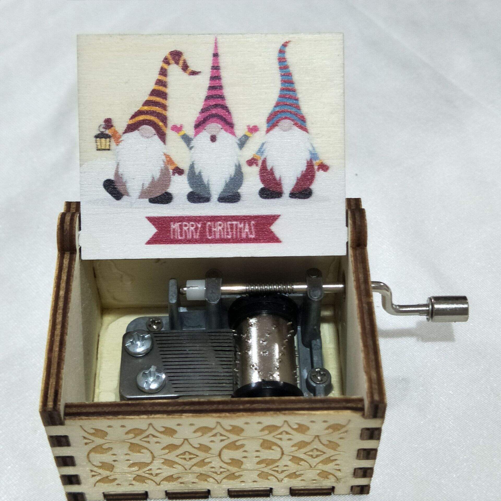 Christmas Vintage Hang Crank Music Box supplier