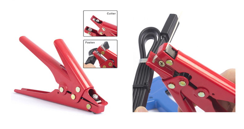 Cable tie tools for locking factory