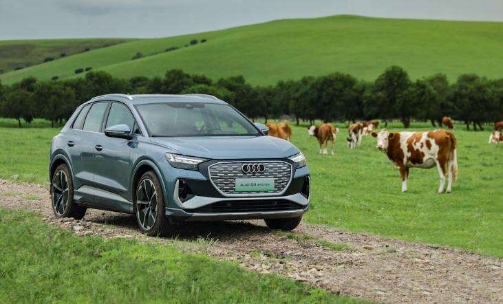 สำหรับ 2024 ใหม่ล่าสุดความเร็วสูงสำหรับ Audi Q4 e-tron a5 a6 c6 รถ ev ใหม่พลังงานไฟฟ้า EV รถยนต์ไฟฟ้าบริสุทธิ์ Made in China รายละเอียด