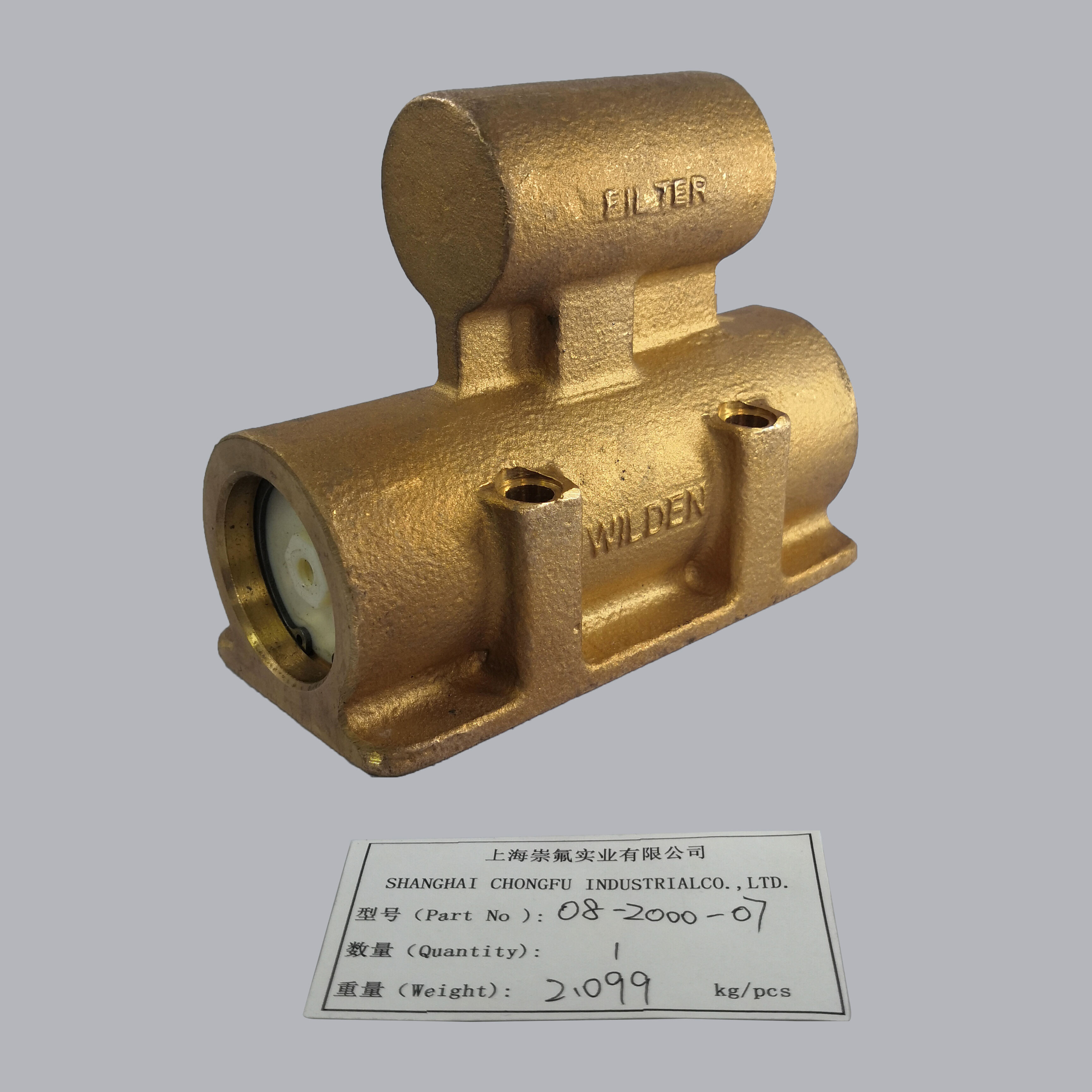 Air Valve Assembly CF 08-2000-07 Brass supplier