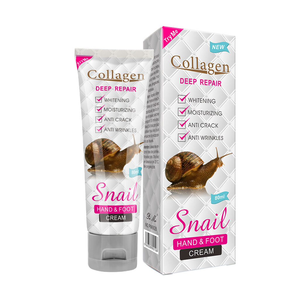 Factory Direct Supply Handcream Moisturizing Whitening Snail Collagen Hand And Foot Cream