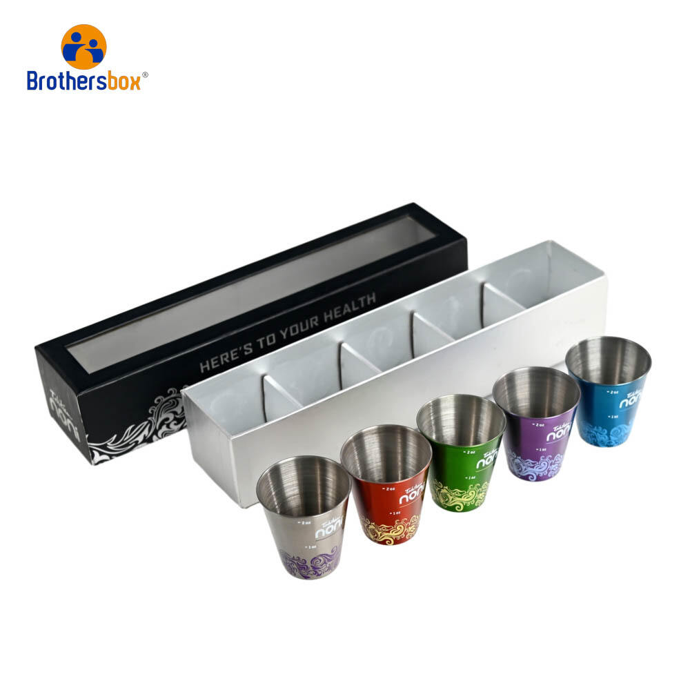 Wine box with window