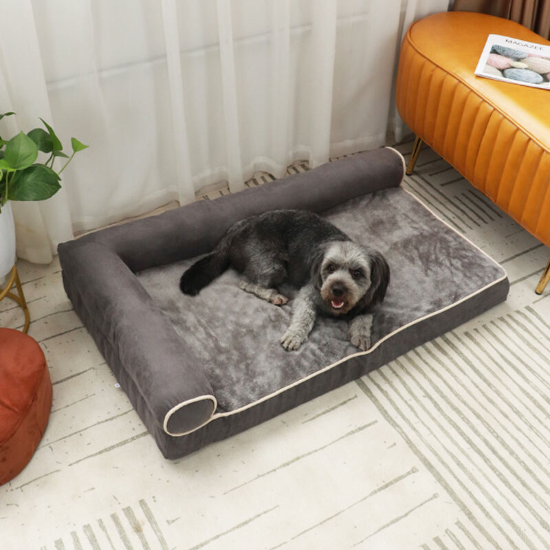 Best sale Plush Orthopedic Sofa Memory Foam Dog Bed Frame for Dogs & Cats details