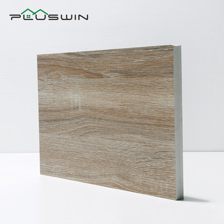 1220x2440mm Quality PVC Foam Board Laminated Wooden Marble Color Film  PET Film details