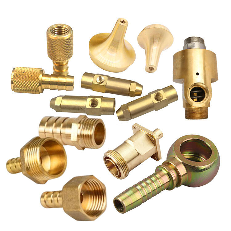 Custom CNC Machining Services Auto Brass Parts CNC Lathe manufacture