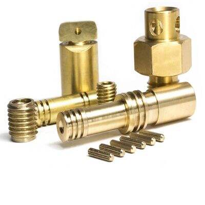Custom CNC Machining Services Auto Brass Parts CNC Lathe details