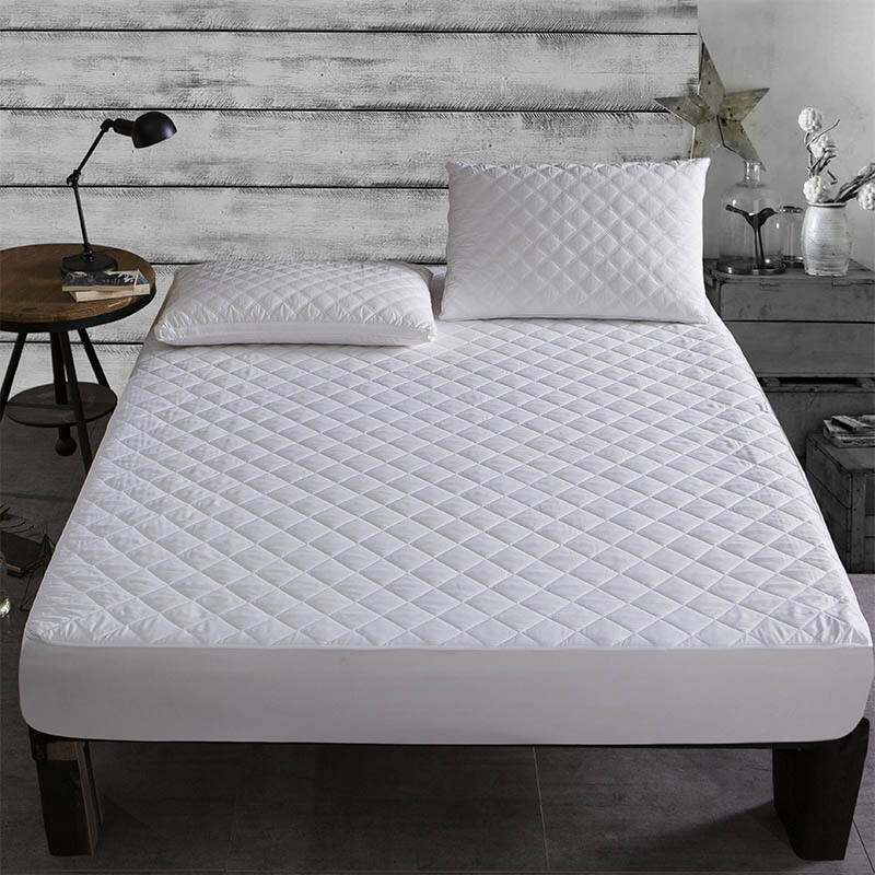 Machine Washable Mattress Protector Queen Size Quilted Fitted Mattress Pad Cover For Home Use factory