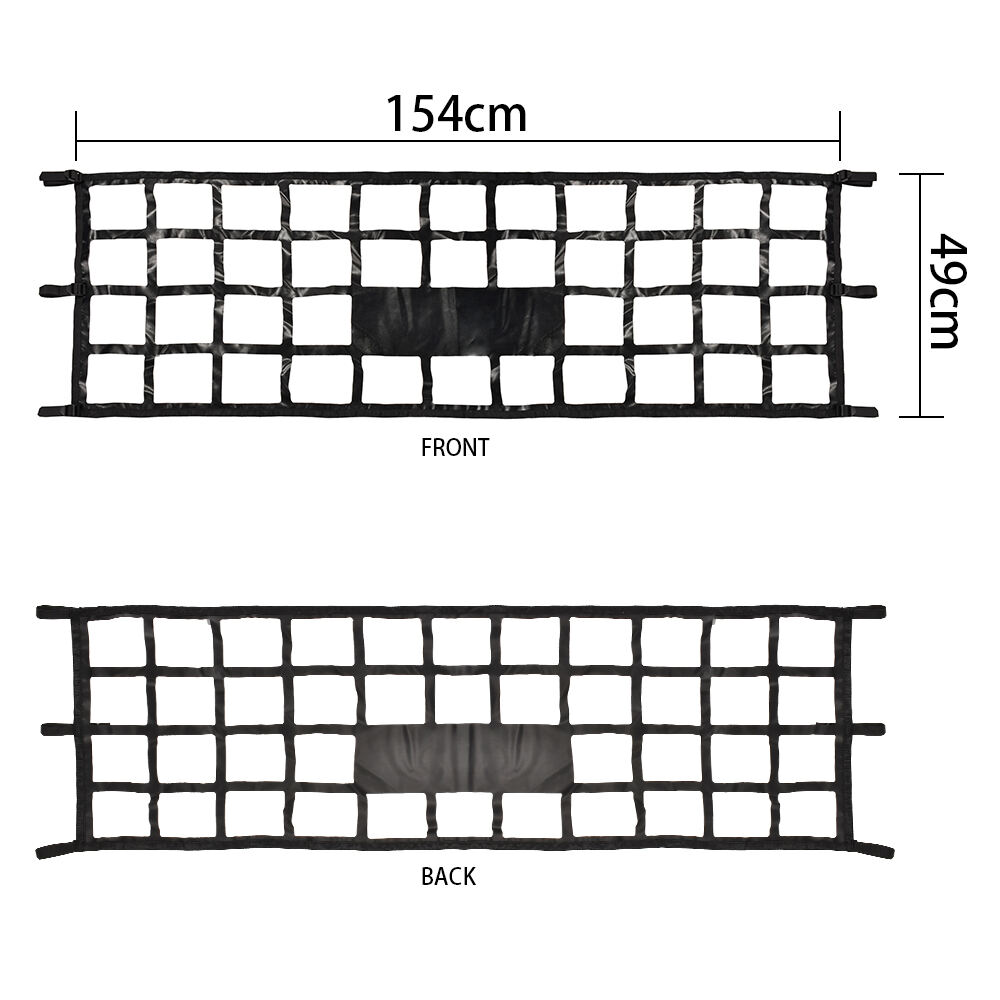 adjustable buckle strap 1100lbs cargo net for pickup truck bed manufacture