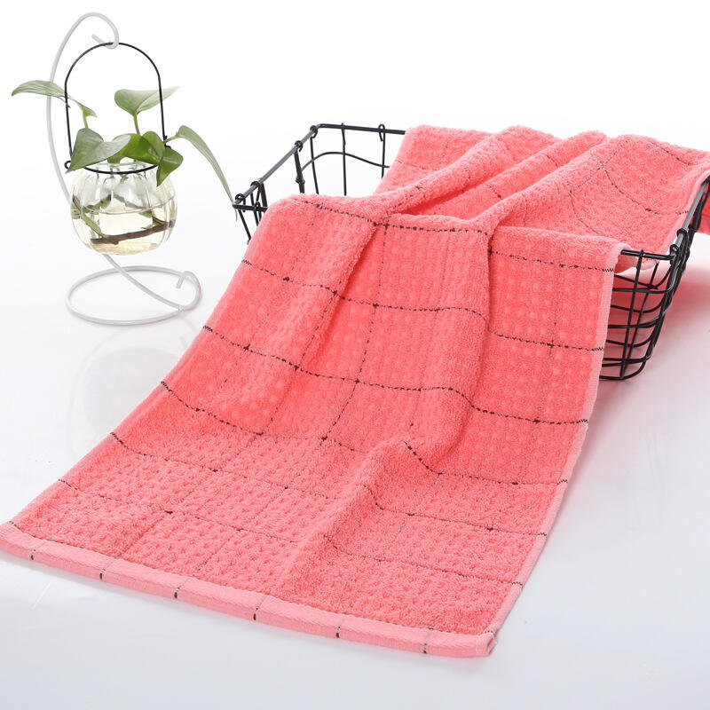 Home Textile Supplier Honeycomb-like Absorbent Hand Towels Organic White Face Towel 100 Cotton