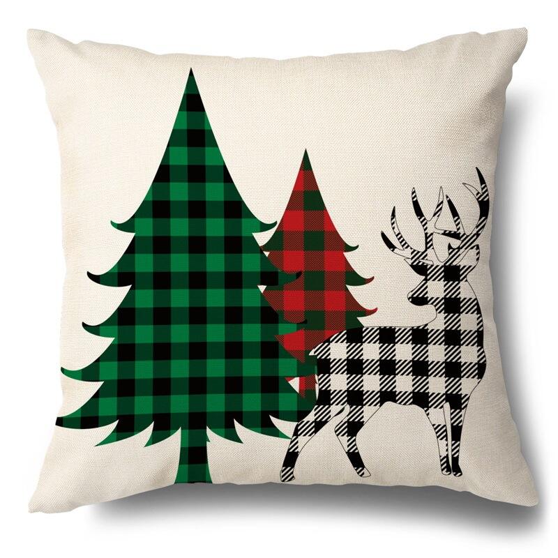 pillows cushions Super Santa Pillowcase cover Sofa decor Throw pillowcase with family christmas pillow covers