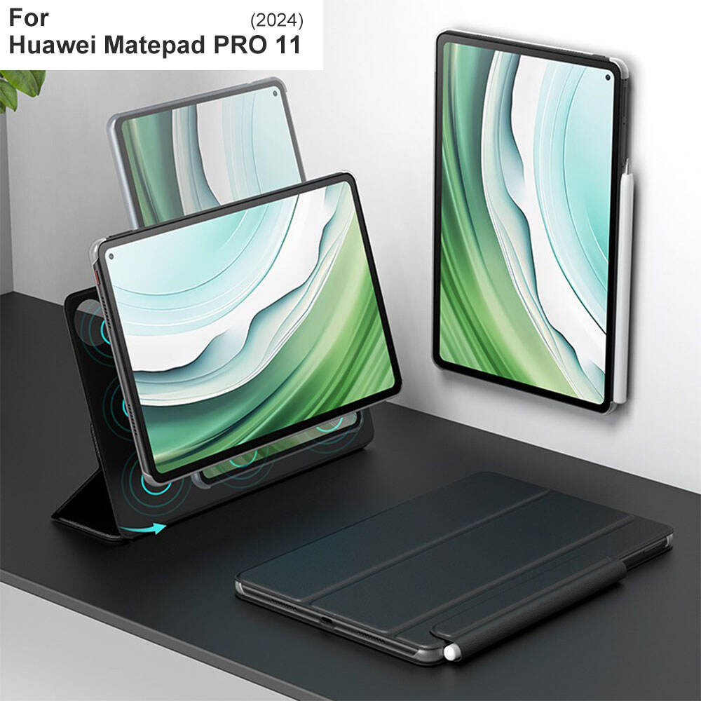 Acrylic Clear Tablet Cover Case For Huawei Matepad Pro 11 Rugged Pc Foldable Leather Detachable Custom supplier