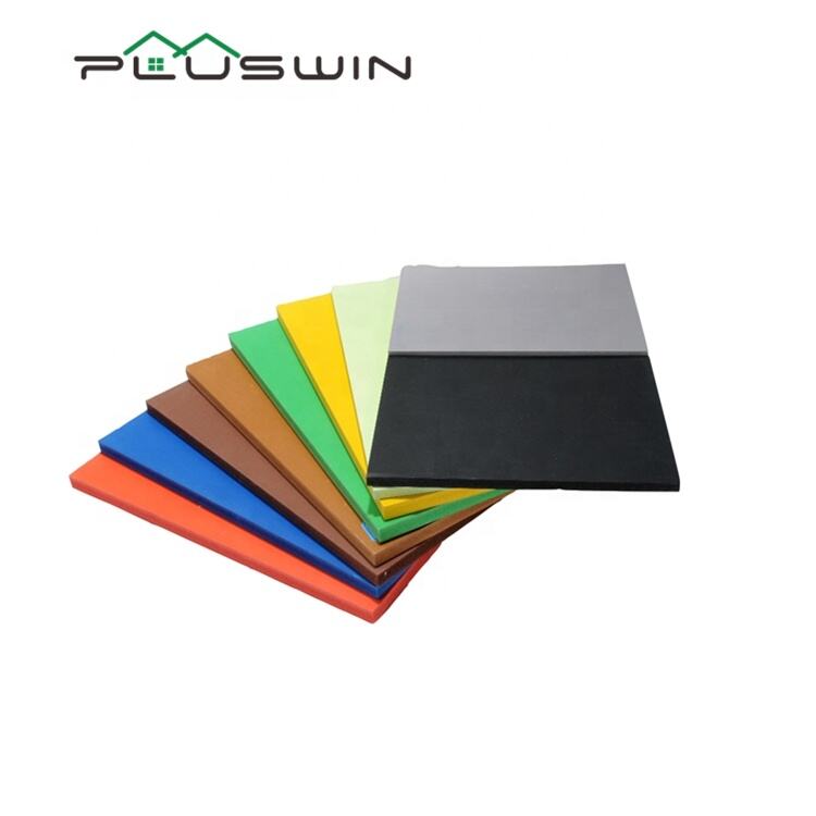 Color Pvc Foam Sheet 8/9/12/15/17/18mm pvc foam board pvc sheet black grey brown red blue yellow factory