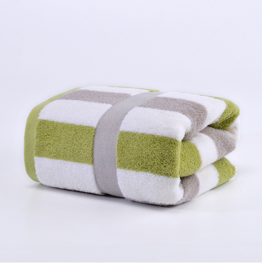 QK Large Size 100% Cotton Bath Towel Beach Wash Cloths Travel Towel Soft for Adults Good Water Absorption Bathroom Accessories supplier