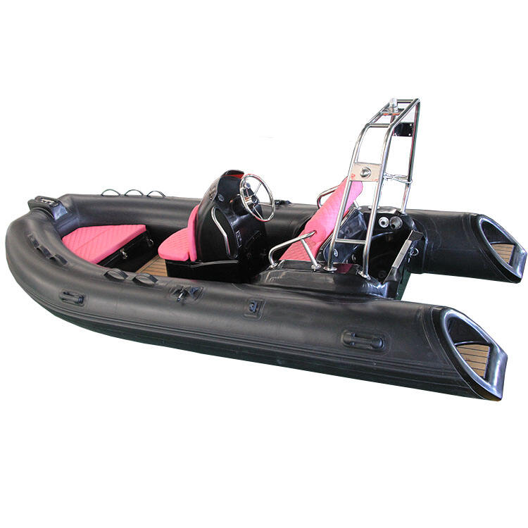 2023 hot sale 13ft 3.9m 7 persons high speed fiberglass rib boat details