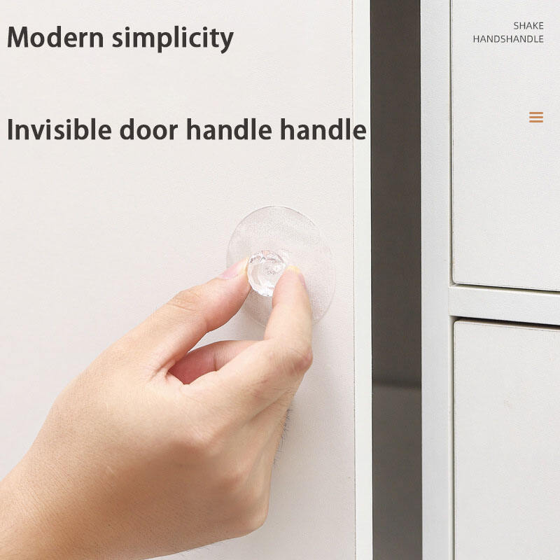 Modern simple doorknob diamond handle is stick to use no drilling traceless strong hook manufacture