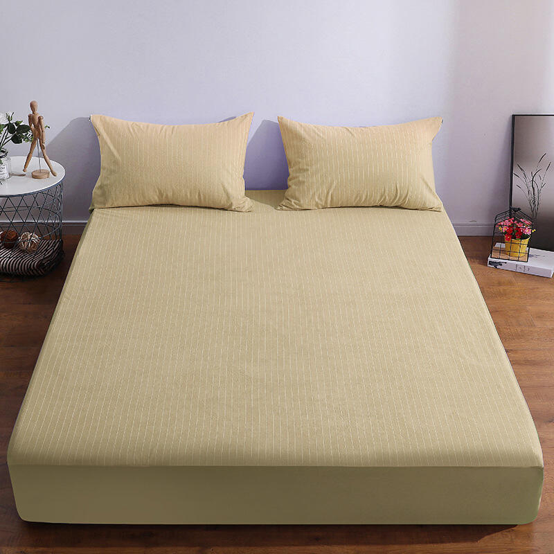 Soft Breathable waterproof fabric elastic baby bed cover pillow cases fitted bed sheet