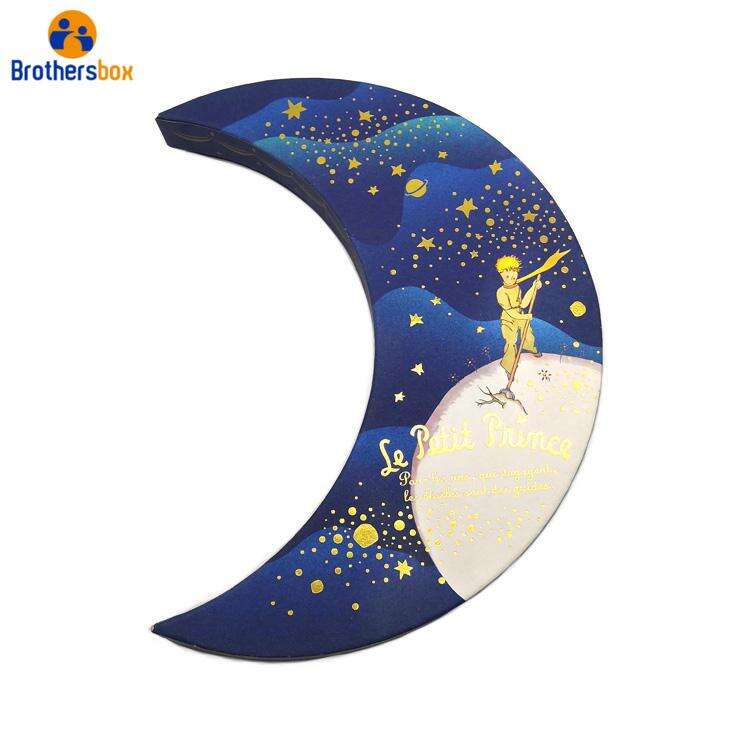 Creative Moon Shape Gift Box / Wholesale Custom Luxury Gift Box supplier
