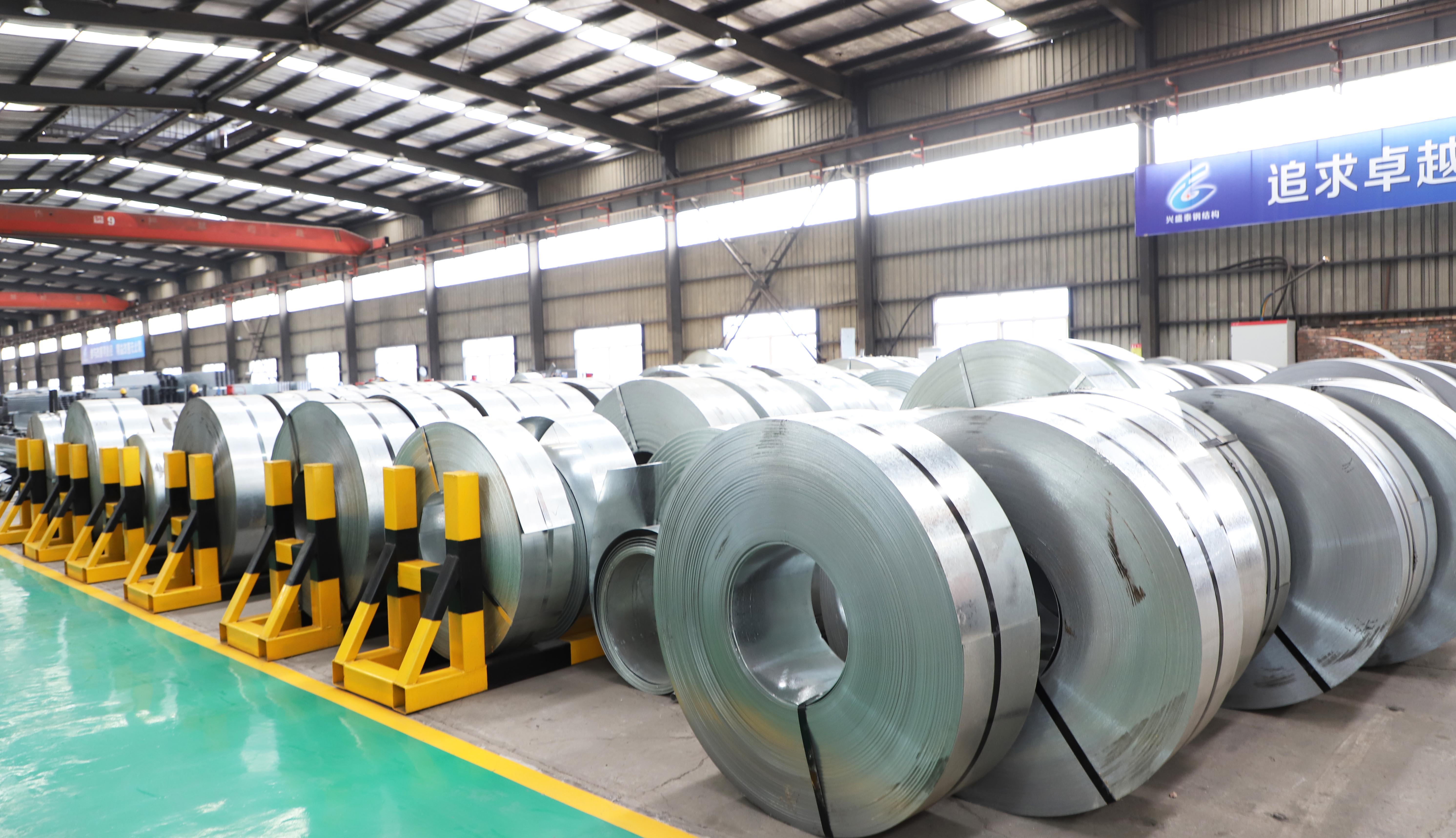 Hop Dip Galvanized steel sheet in coil DX51D z40 z80 z180 z275 High strength S280GD S320GD+Z GI zinc coated steel strip supplier