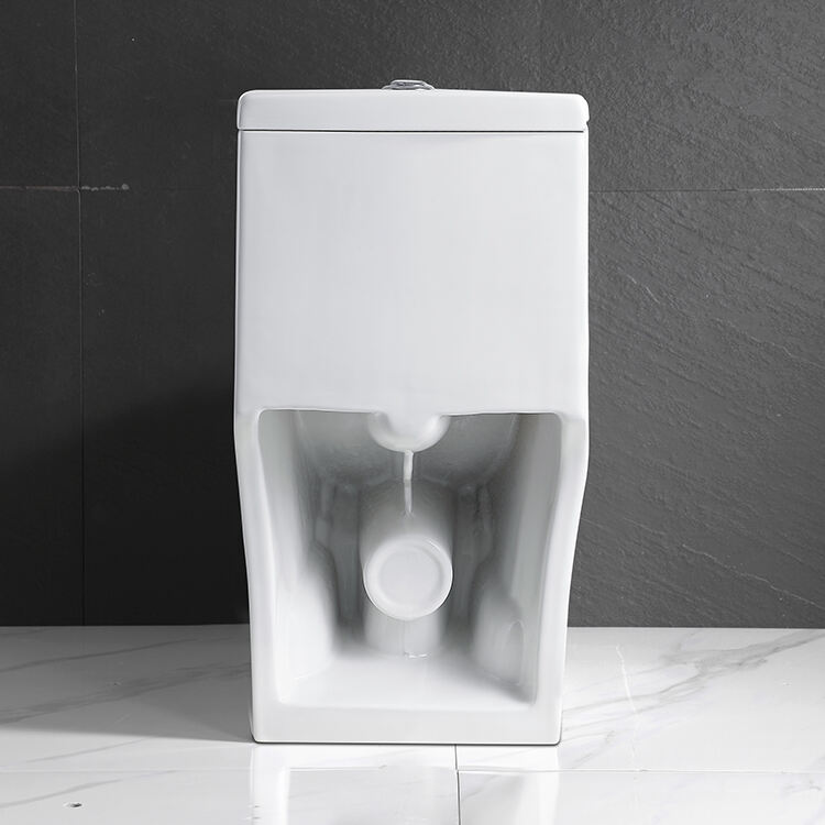 Modern style water closet siphonic ceramic sanitary ware one piece toilet bowl p trap bathroom toilet supplier