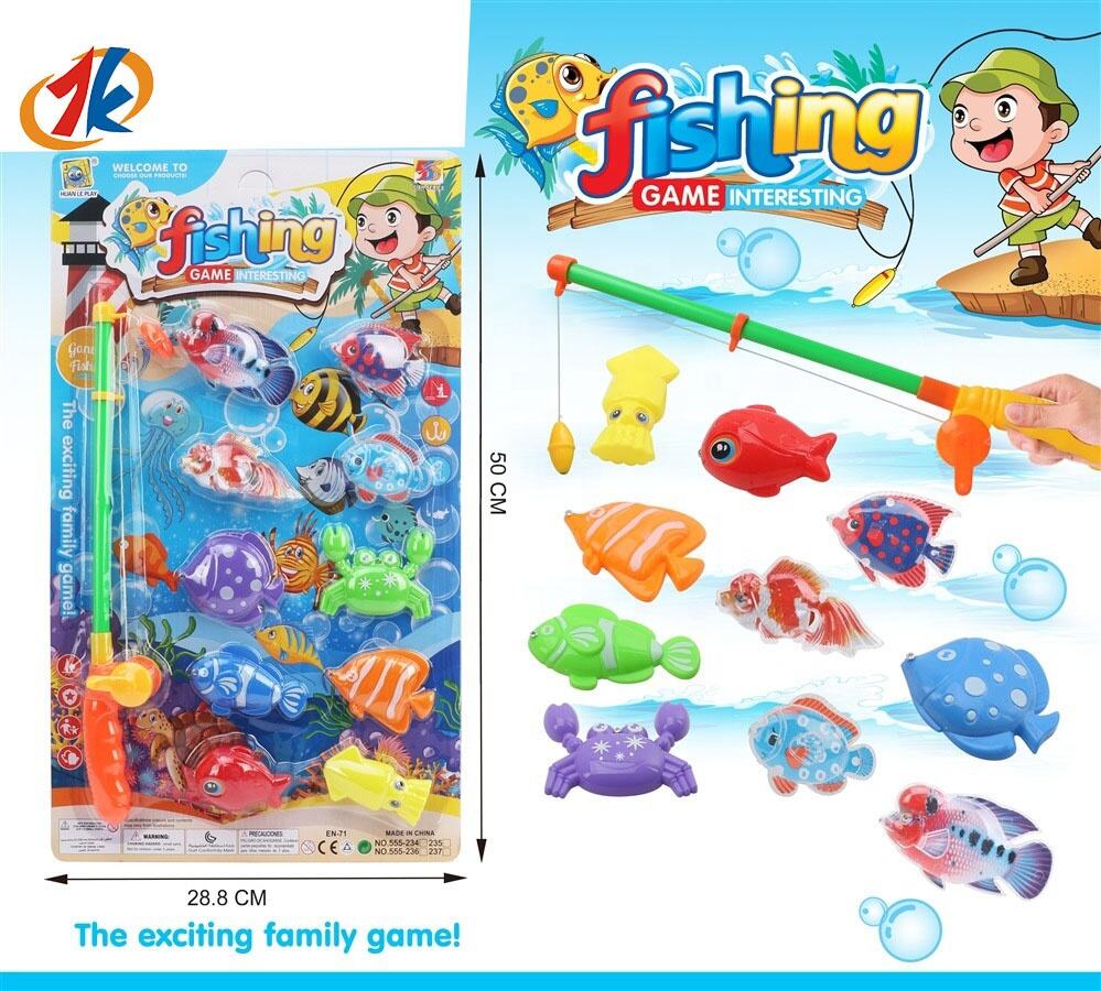 2024 new game set promotion gift classic kids mini ocean animal toys fishing suit set toys manufacture