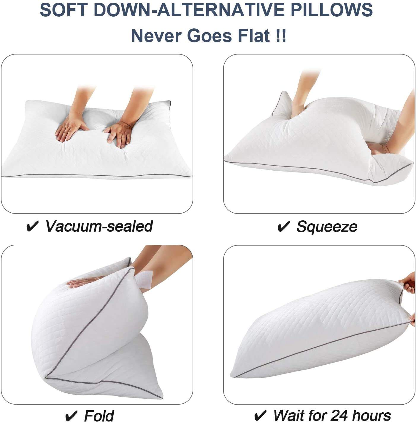 Soft and Comforter Polyester pillow for home and hotel supplier