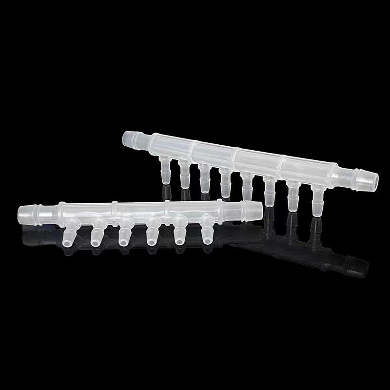 B8x4-8 Cross and 10 way barbed type garden plastic tube hose connector splitter factory